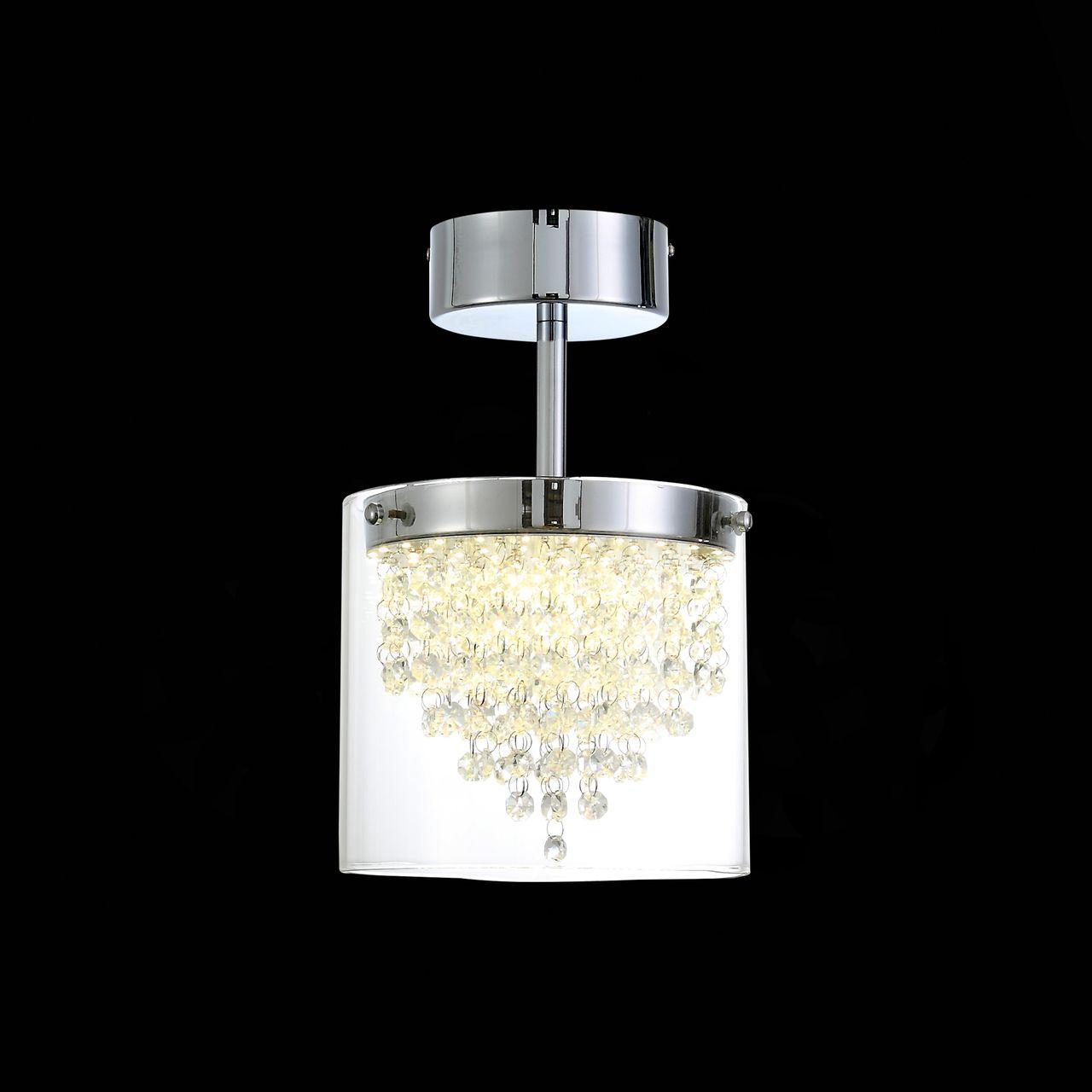 Потолочный светодиодный светильник ST Luce Racemo SL823.102.01 ST LUCE КАСКАДНЫЕ 202900 Прозрачный;хром  - Вид №2