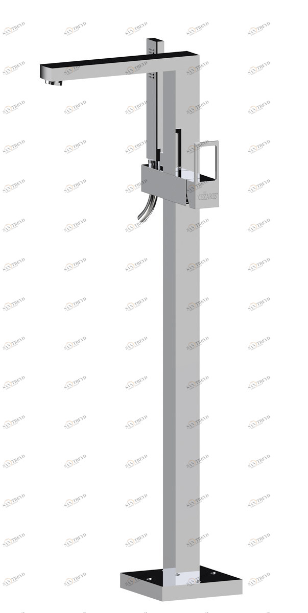 Напольный смеситель для ванны с ручным душем CEZARES EFFECT-VDP-01