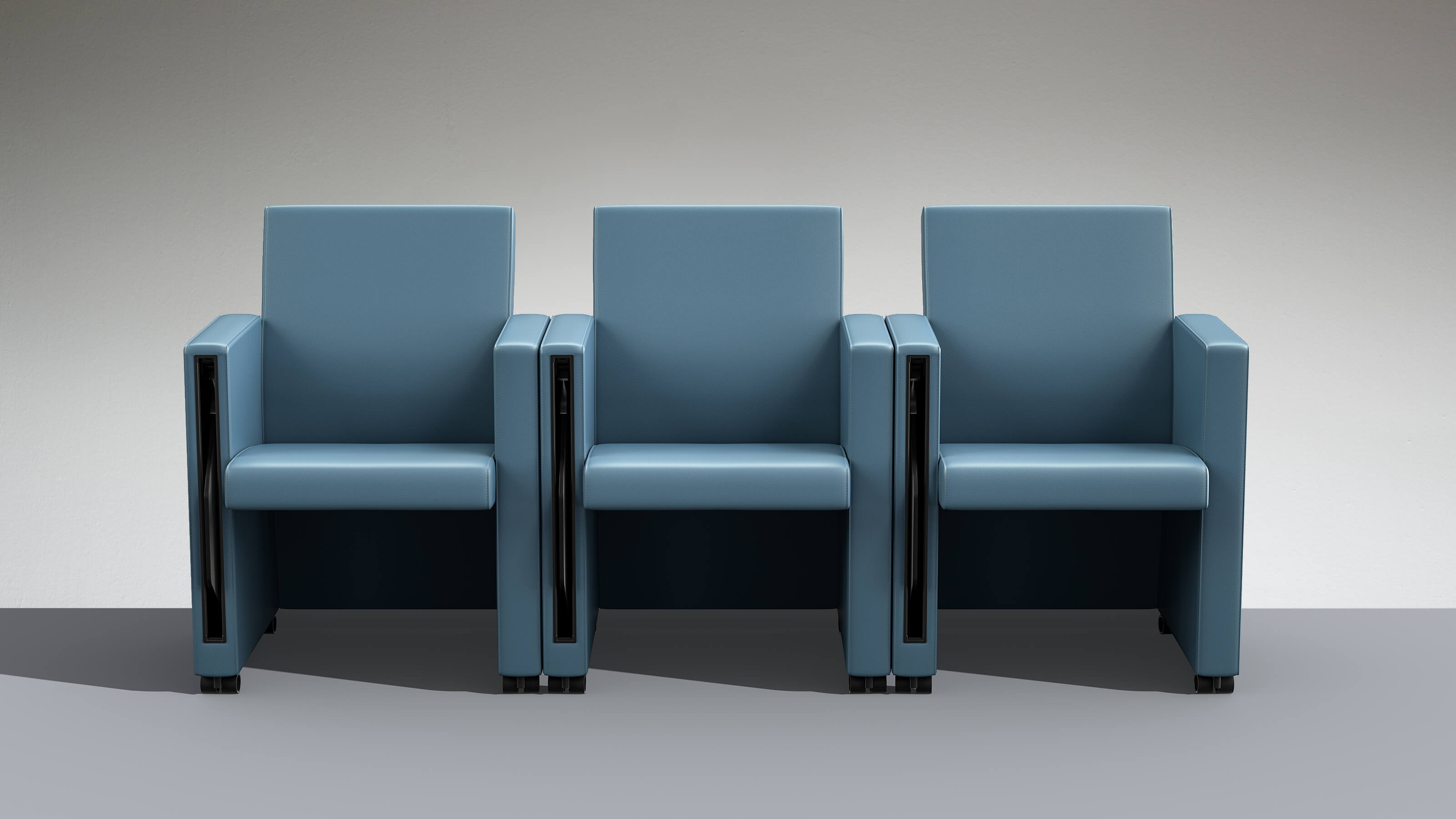 Кожаное кресло для аудитории LAMM FLEXA MOVE ARCH-00051392 - Вид №4