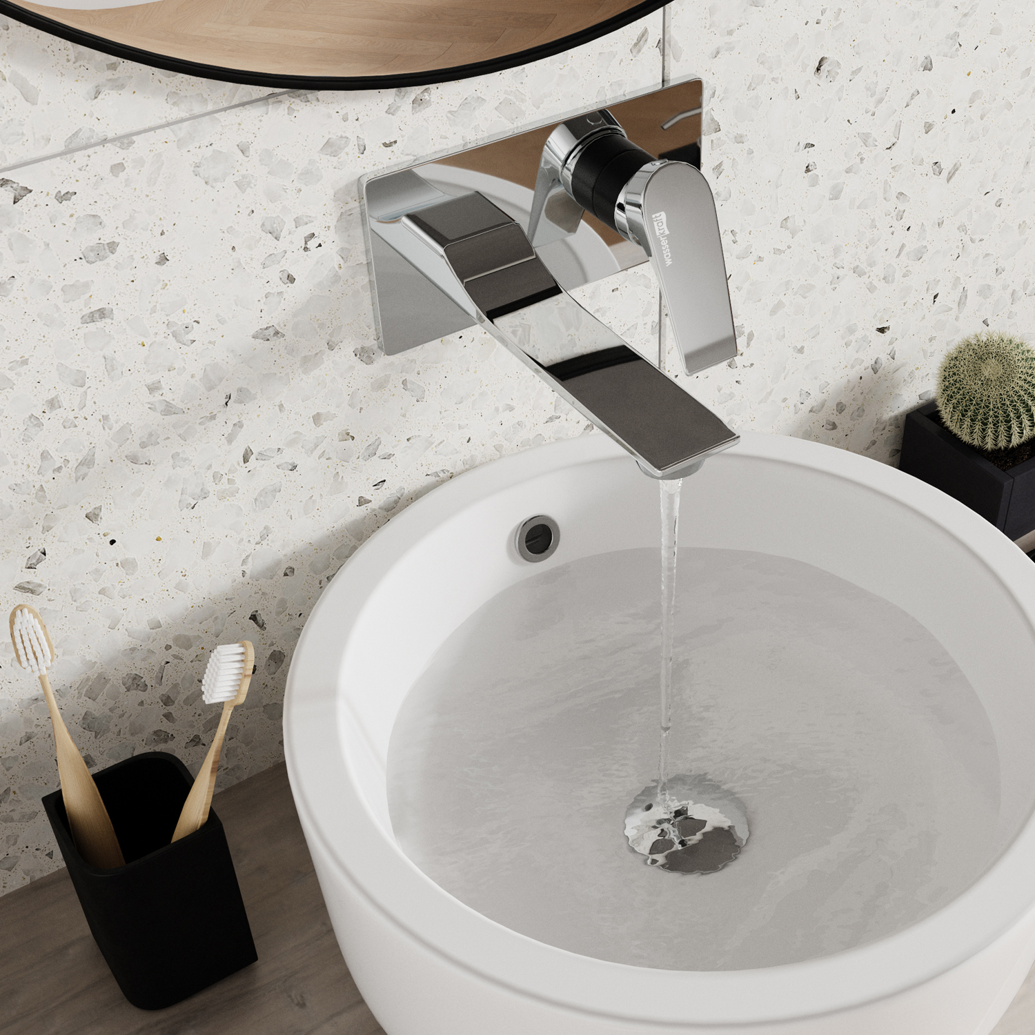 3230 Lopau Встраиваемый смеситель для раковины WasserKRAFT Lopau 3200  - Вид №4