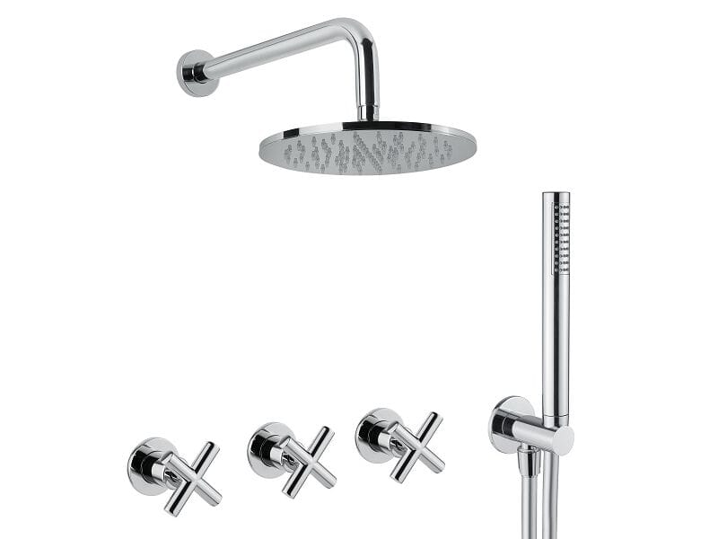 Набор для душа из хромированной латуни Bugnatese Rodos ARCH-00041943 - Вид №1