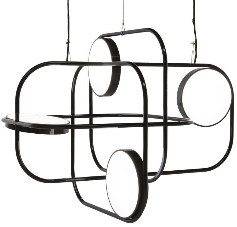 Natuzzi Металлический светодиодный подвесной светильник Circle sun-id-1509920 - Вид №1