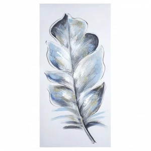 Картина на холсте фактурная серо-голубая 30х60 см Tomas Stern TOMAS STERN  00-3872629 Белый;голубой;разноцветный