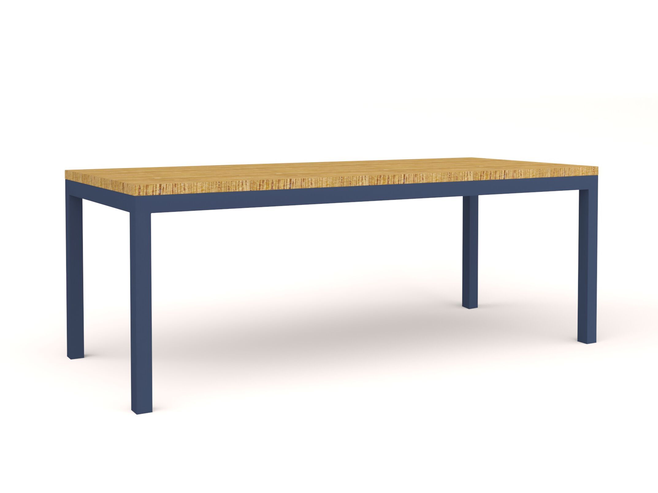 Алюминиевый и деревянный прямоугольный садовый стол 10Deka ARCH-00082160