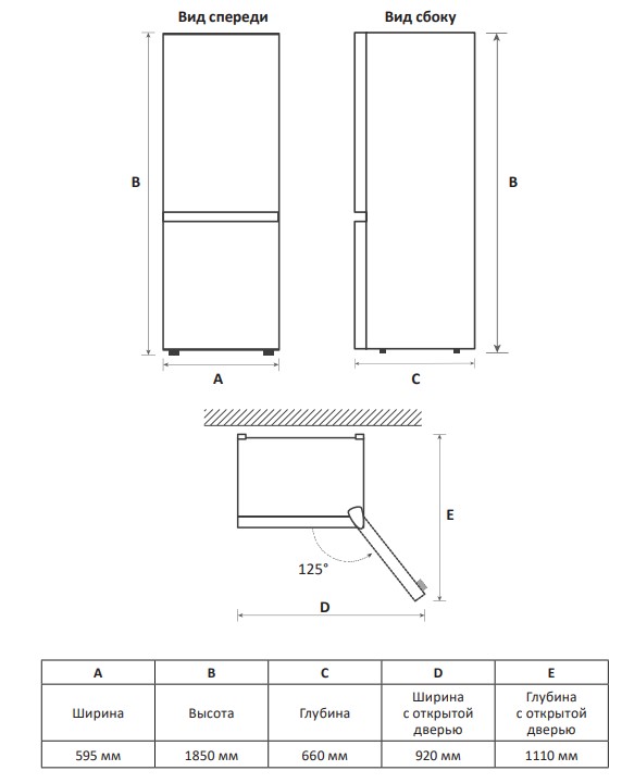 9261632 Холодильник с морозильником   DEXP B4-35AMA белый STDN-0136954 - Вид №18