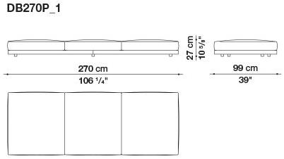 B&B Italia Кожаный диван Dock sun-id-1441060 - Вид №67