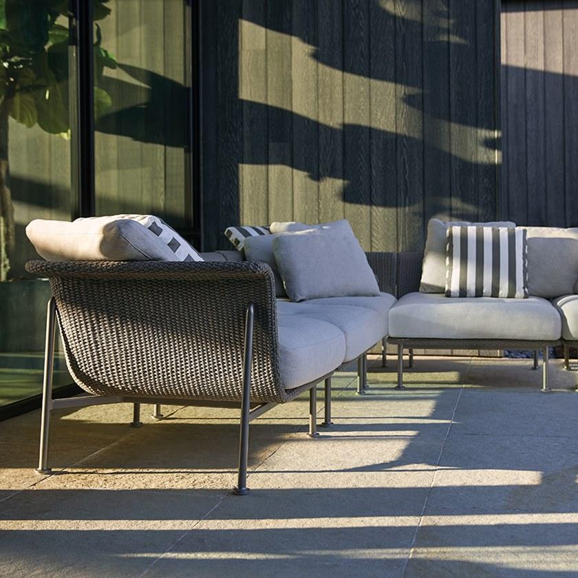 JANUS et Cie Центральный модуль для дивана в морской веревке Gina sun-id-1403531 - Вид №9