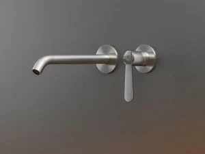 Ceadesign Смеситель для умывальника настенный из нержавеющей стали на 2 отверстия Lutezia plus Ltz 24