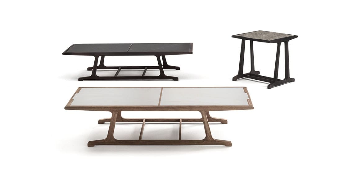 Высокий квадратный стол из керамогранита Frigerio Archè ARCH-00044432 - Вид №1