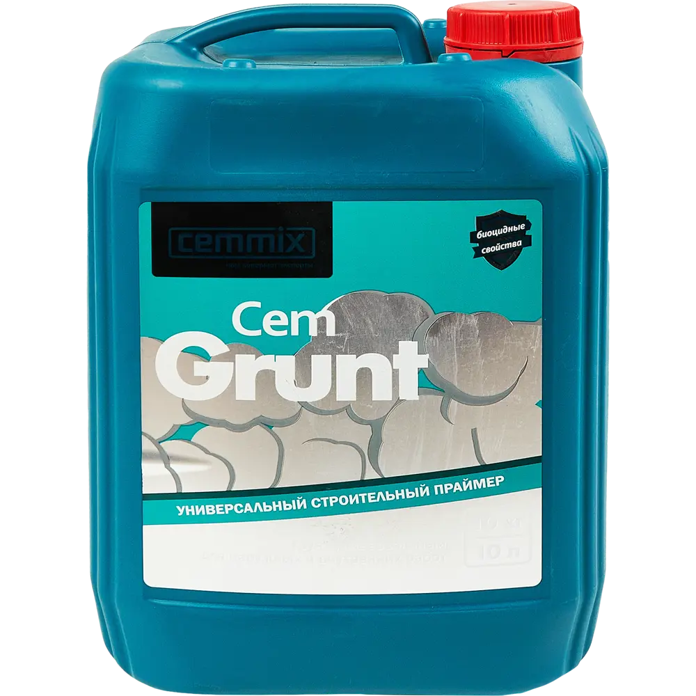 Универсальная грунтовка CEMMIX Cemgrunt для профессиональной подготовки поверхностей 10 л 89337464 STLM-1016749