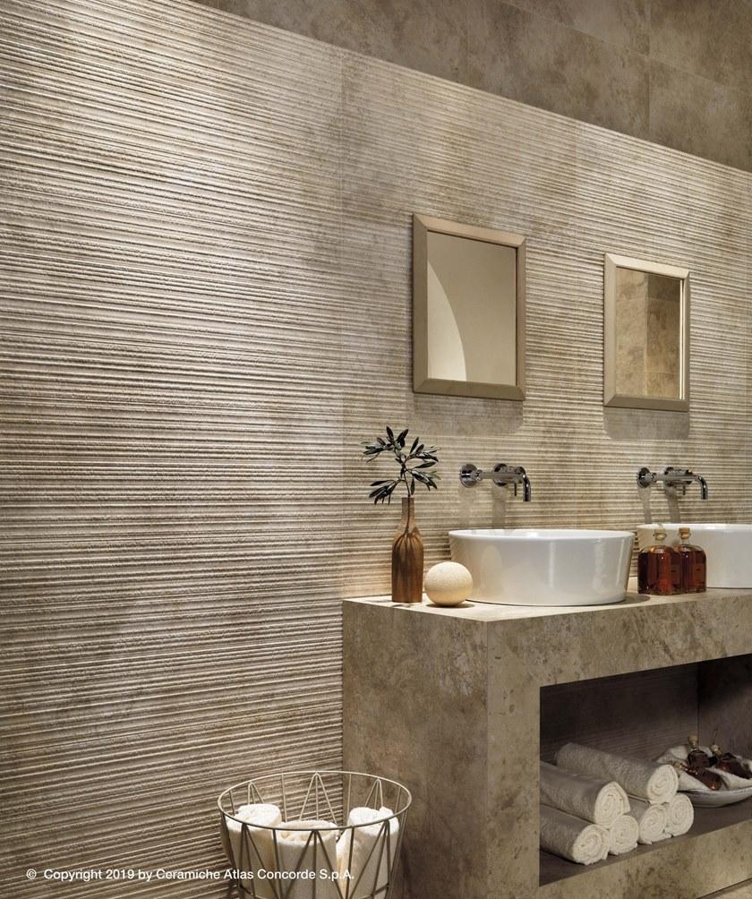 Atlas Concorde Белая плитка для стен с эффектом камня Aix sun-id-1450144 - Вид №1