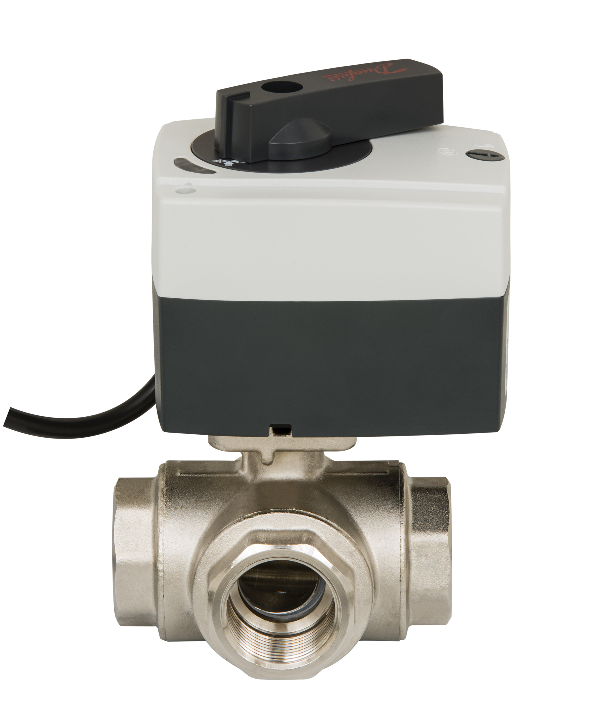 Danfoss Клапаны двухпозиционные шаровые с электроприводом AMZ 112 — проходной, AMZ 113 — трехходовой AMZ 113 кран шар 2х поз Ду32 э/п 24В 082G5415  - Вид №20