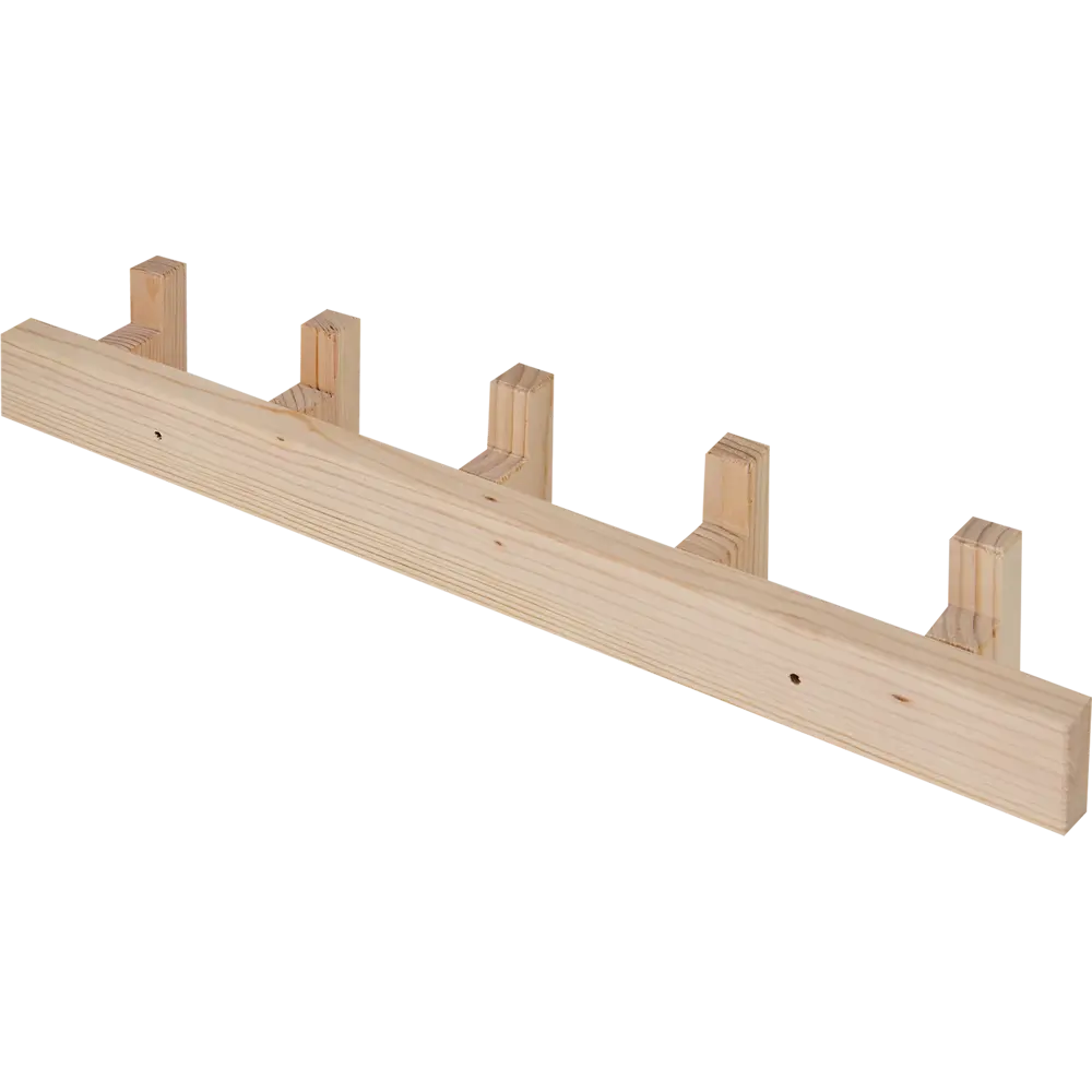 Планка 5 крючков Доктор Баня цвет кедр STLM-2196814 - Вид №1