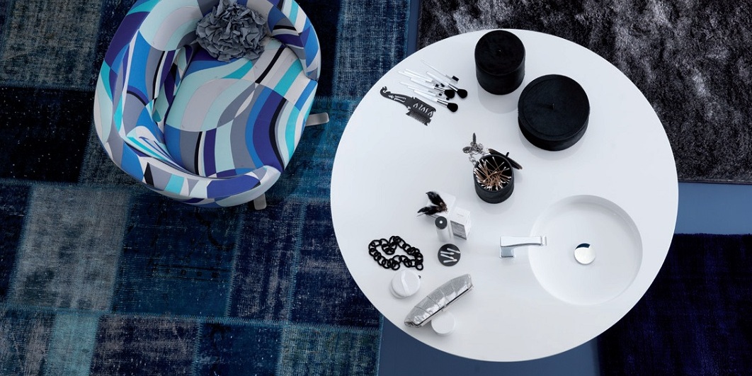 Комплект мебели YVAN цвет жемчужно белый Ypsilon VANITY FVBL - Вид №1