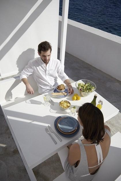 GANDIABLASCO Алюминиевая беседка со встроенным столом и скамейкой Merendero sun-id-1404778 - Вид №3