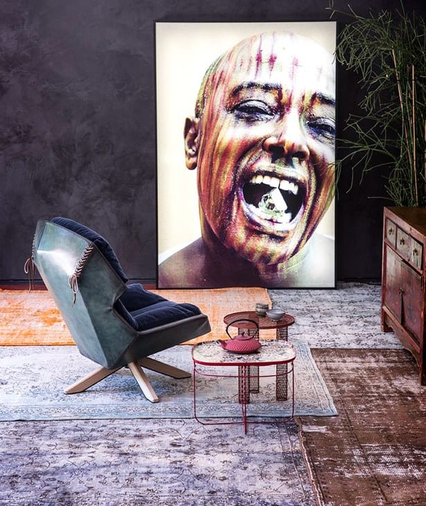 Журнальный столик из полиэфирной смолы со стальной рамой MOROSO UKIYO ARCH-00015312 - Вид №1