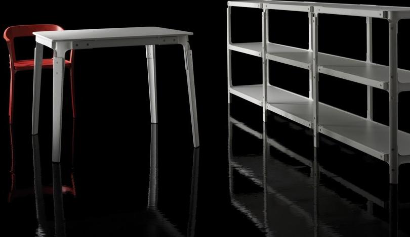 Magis Модульный двухсторонний книжный шкаф из дерева Steelwood sun-id-1456655 - Вид №1