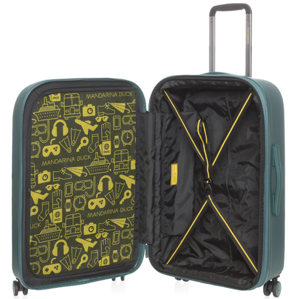SZV32-095 Чемодан SZV32 Expandable Medium Trolley Mandarina Duck Logoduck+  - Вид №3