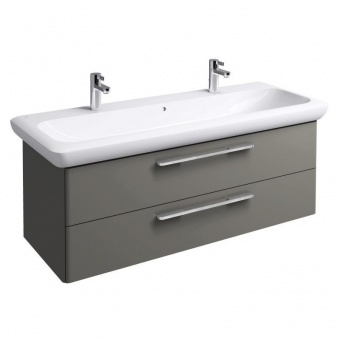 121935000 Подвесная раковина настенная прямоугольная Keramag  белая  - Вид №2