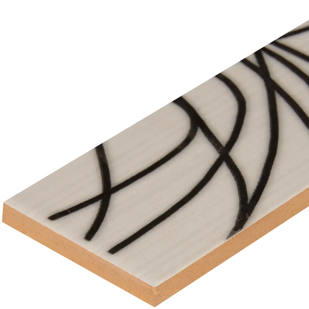 Бордюр «День» 5.4х50 см цвет белый BELANI STLM-2103633 - Вид №2