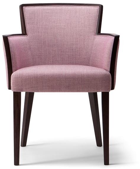 Tirolo Стул из массива дерева и ткани с подлокотниками London 016 sa - Вид №5