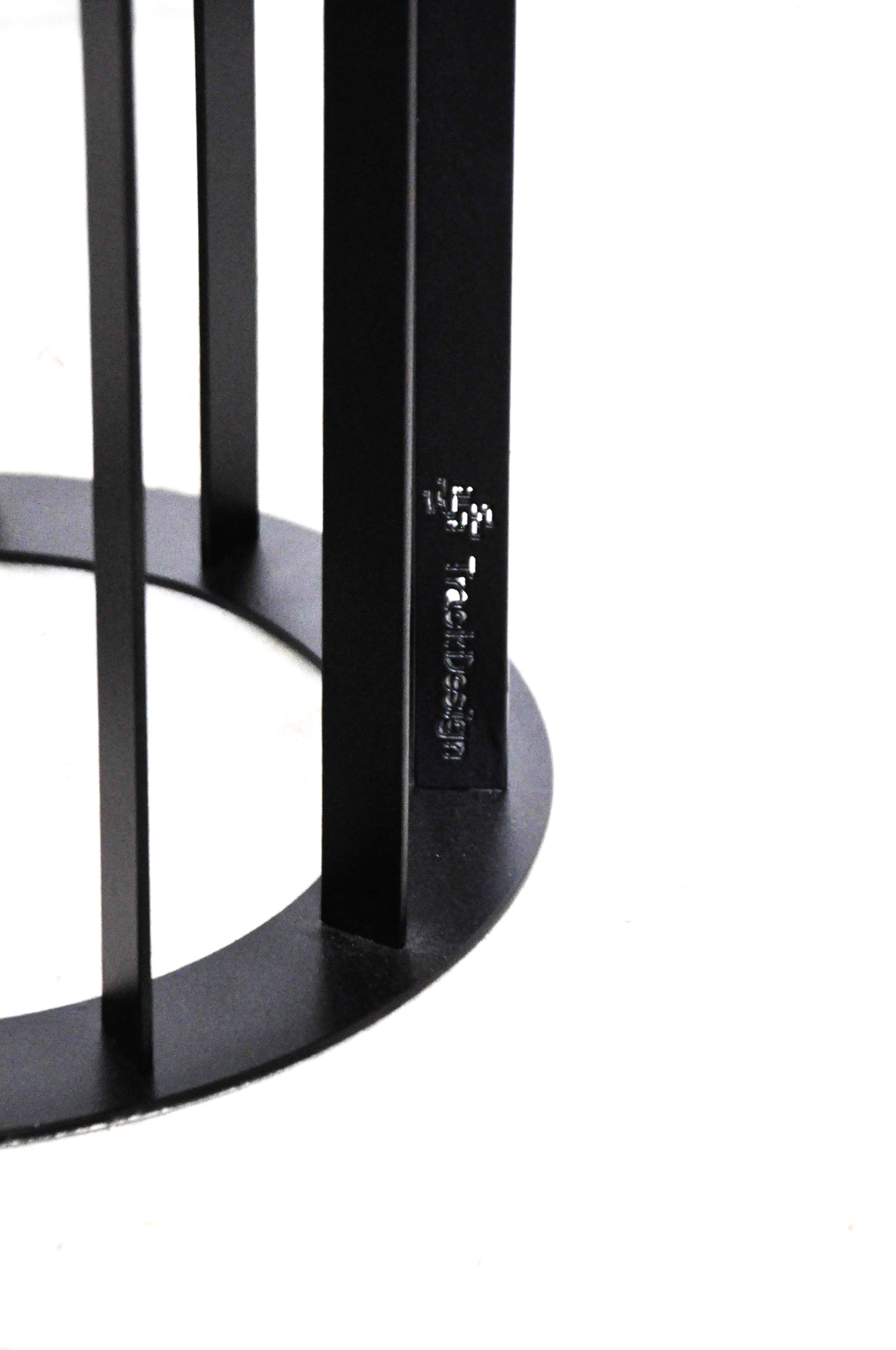 Высокий стул из стали Corten™ с мягким сиденьем TrackDesign Кандинский 1923 ARCH-00059714 - Вид №8