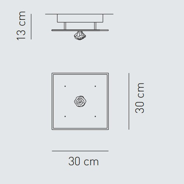 Светильник настенно-потолочный красный PL Shira P Red PLSHIRAPRSCRR7S AXO LIGHT  00-3882674 Красный  - Вид №2
