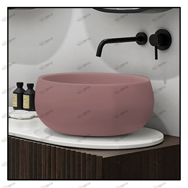 BATOCP Накладная раковина на столешницу  круглая Ceramica Cielo 