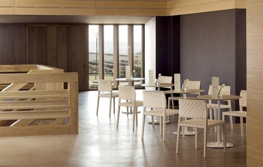 Andreu World Стул штабелируемый из дуба с открытой спинкой Valeria Si7511 - Вид №3