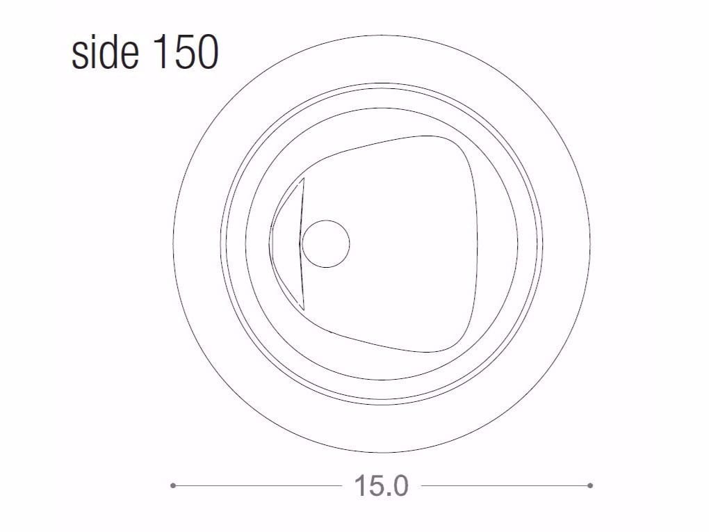 Алюминиевый круглый светодиодный светильник PURALUCE SIDE150 ARCH-00133140 - Вид №2