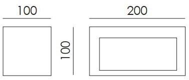 NEXO LUCE Настенный светодиодный светильник из литого под давлением алюминия Inlux surface 5466 / 5475 - Вид №1