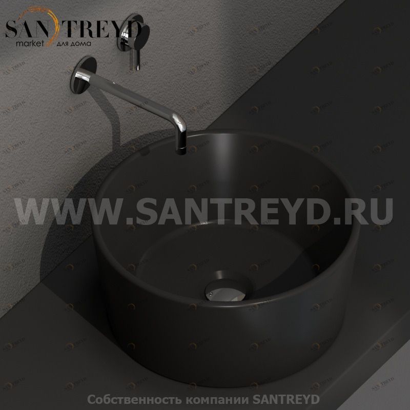 FO035AR Накладная раковина на столешницу  круглая Ceramica Globo 