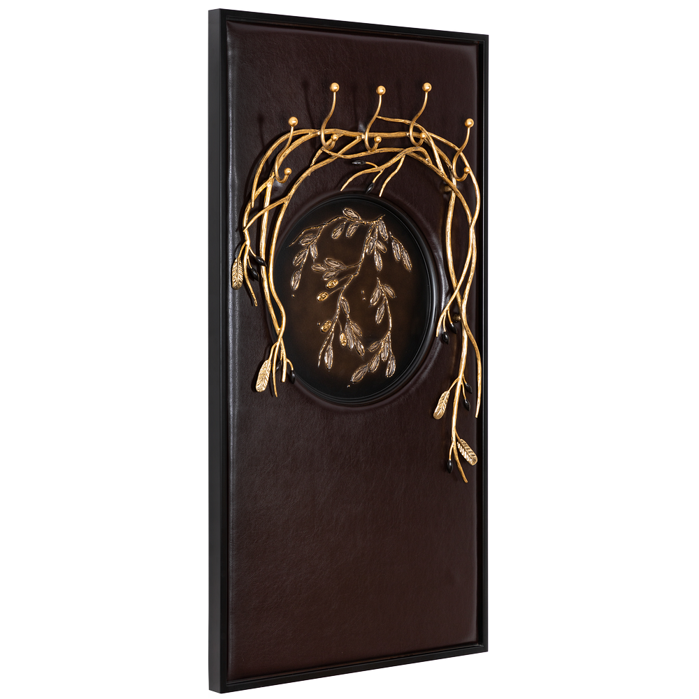 15015 Вешалка настенная Oliva Branch Каштан Амбер BOGACHO 4627196597457 - Вид №4