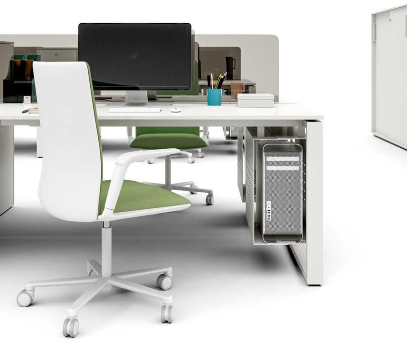 Bralco Рабочее место с разделительными панелями со встроенной полкой Loopy sun-id-1451620 - Вид №2