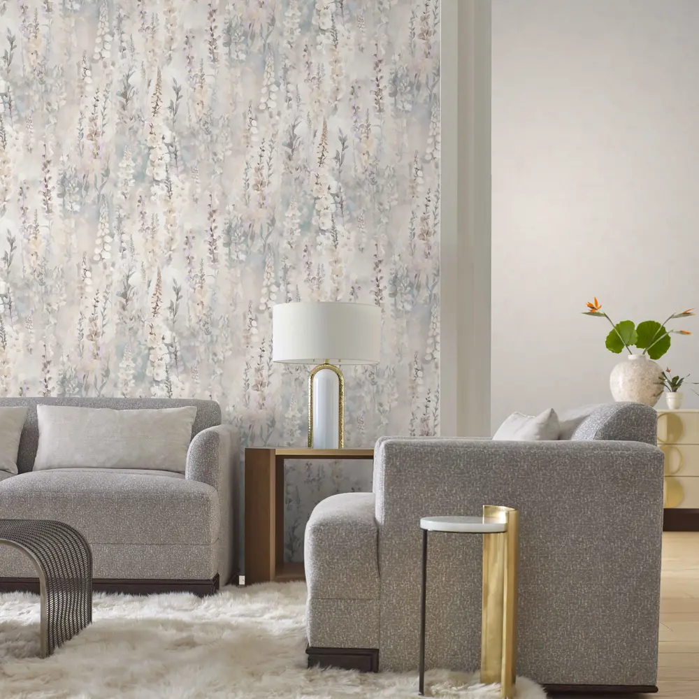 Обои флизелиновые Erismann Долорес бежевые 1.06 м 60322-02 STLM-2113807 - Вид №5