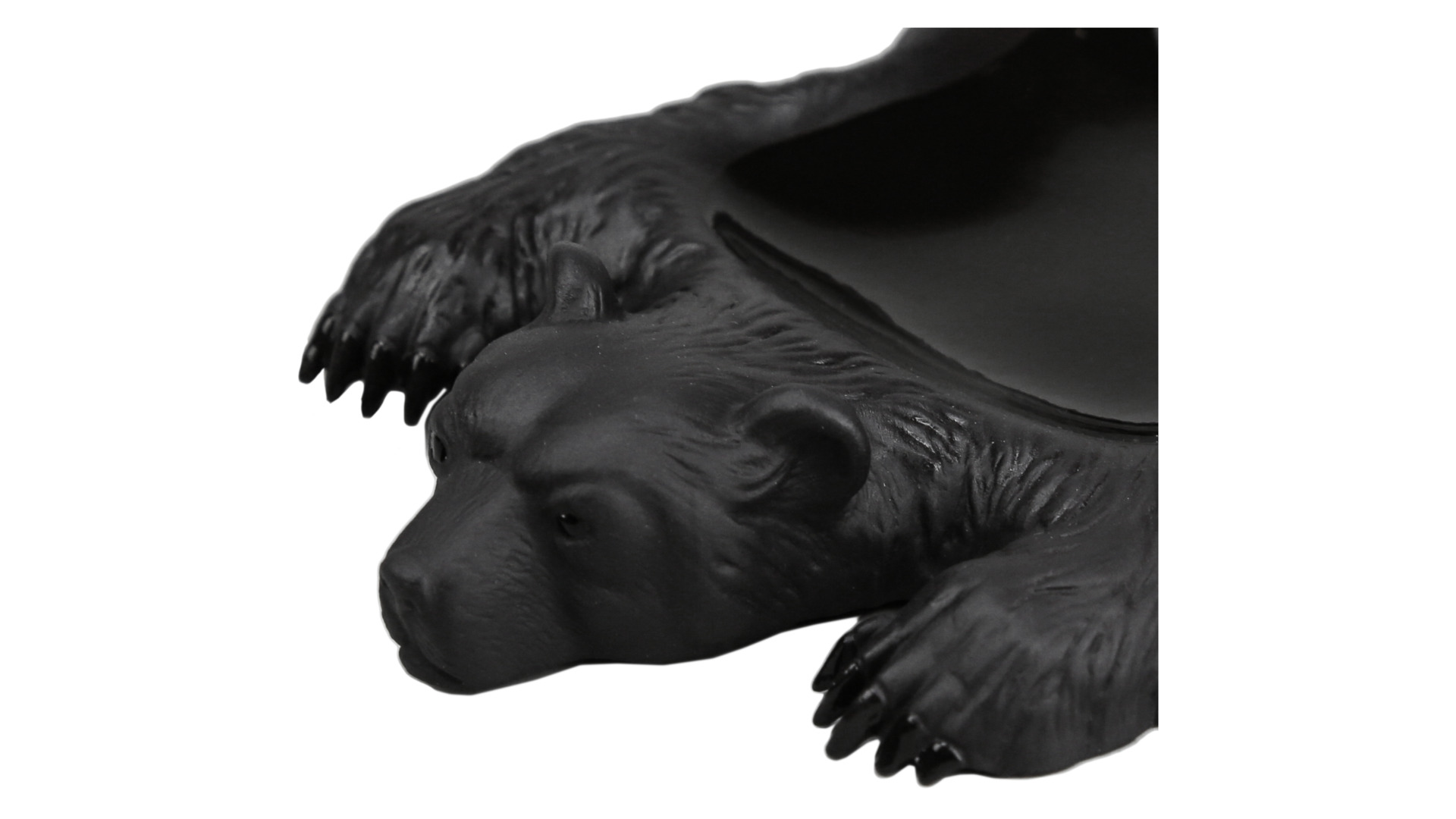 10651374 RUPOR manufactory Мелочница МЕДВЕДЬ черный Фарфор  - Вид №1