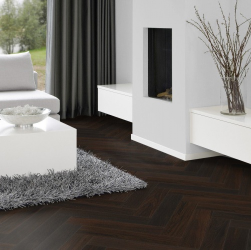 Паркет Ёлка Solidfloor New classic Лувр 1126206 Дуб Натур (Рельефная) 610х122 мм 1500200201 - Вид №5