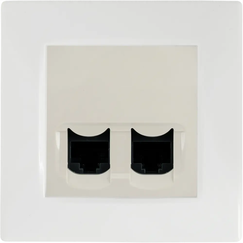 Legrand Etika: Двойная компьютерная розетка для сетевых подключений 82496477 STLM-0028692 - Вид №3
