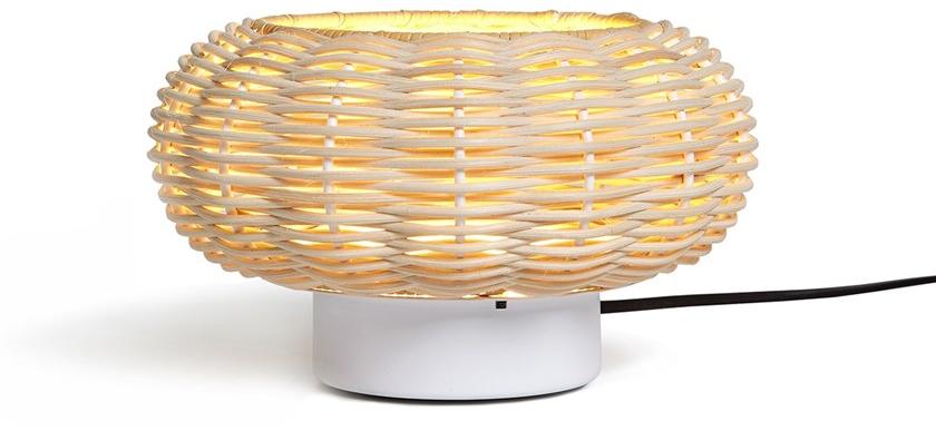 luxcambra Светодиодная настольная лампа из металла и плетения Niuet sun-id-1466387 - Вид №2
