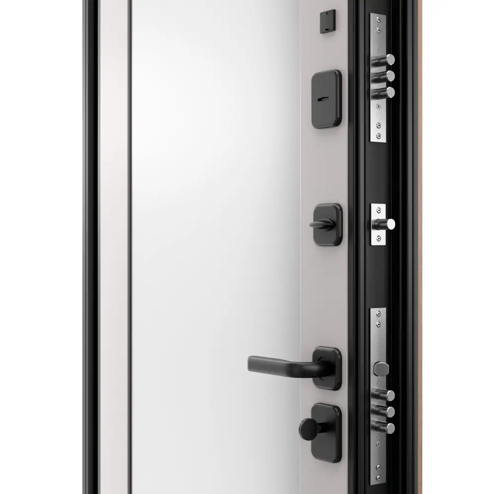 Дверь входная металлическая Браун Скай 86x205 см правая шелк белый с зеркалом TOREX STLM-2178209 - Вид №5