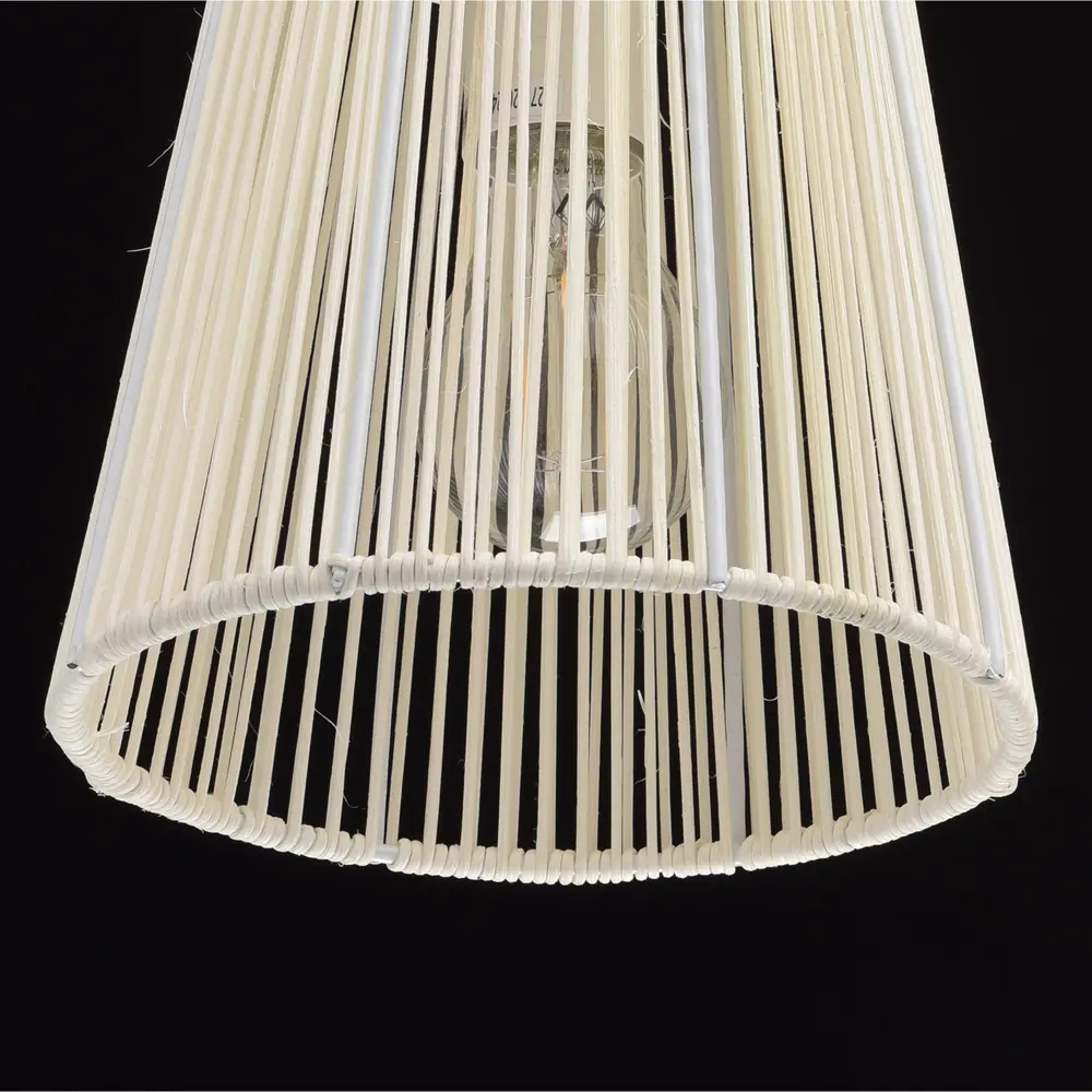 Подвес Ротанг 3xE27x40 Вт, ротанг/стекло, цвет белый/мультиколор MW-Light STLM-2082150 - Вид №5