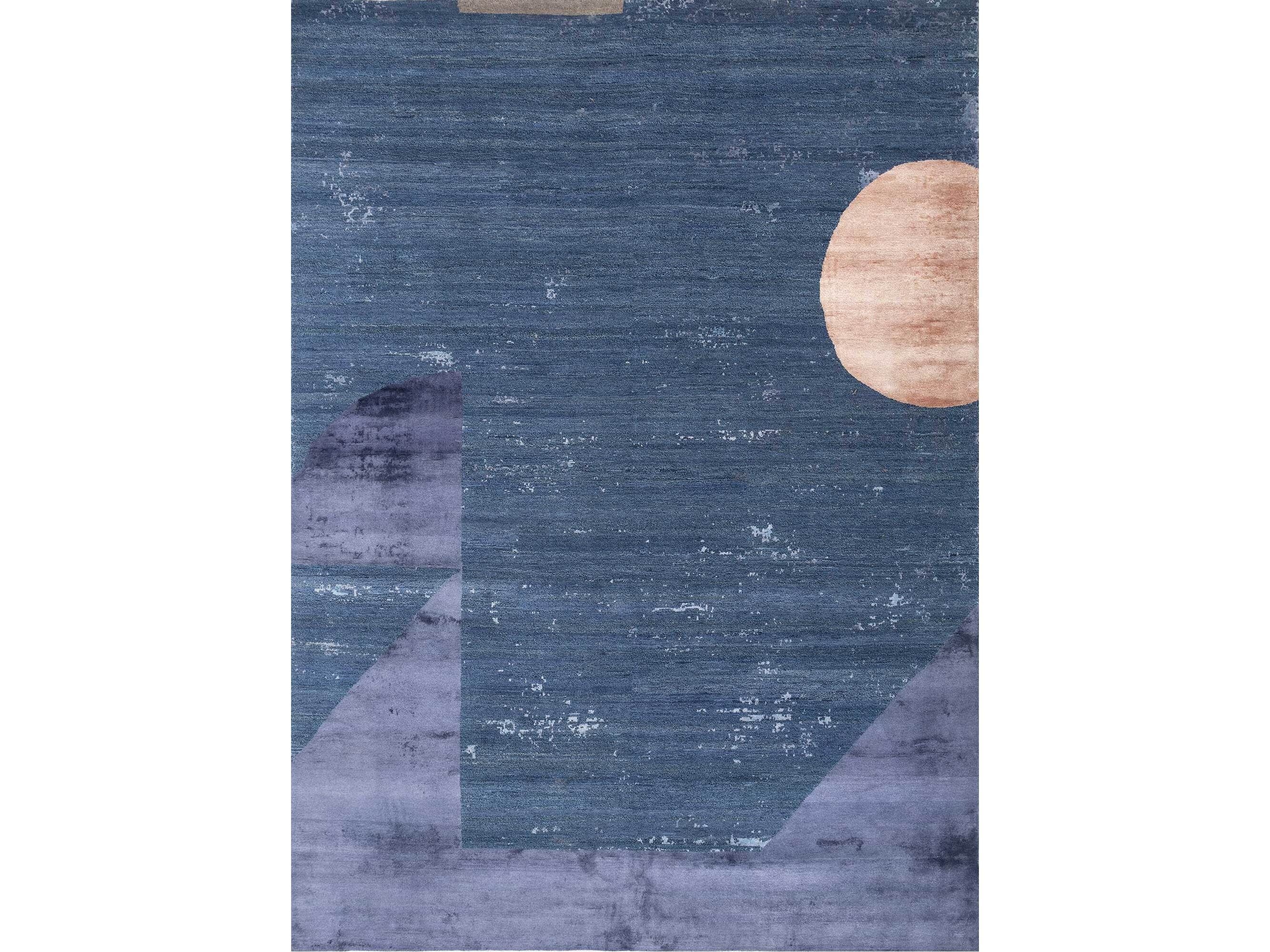 Бамбуковый Шелковый прямоугольный ковер ручной работы Jaipur Rugs Unfold ARCH-00087630