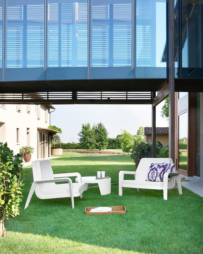 SLIDE Садовое кресло из полиэтилена с подлокотниками sun-id-1396587 - Вид №4