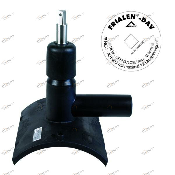 SANIT 72106006040 Врезки под давлением Клапан Top-Loading с удлиненным выходным патрубком 