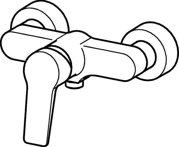 Oras 3860U Смеситель для душа 3860U Twista Хром  - Вид №2