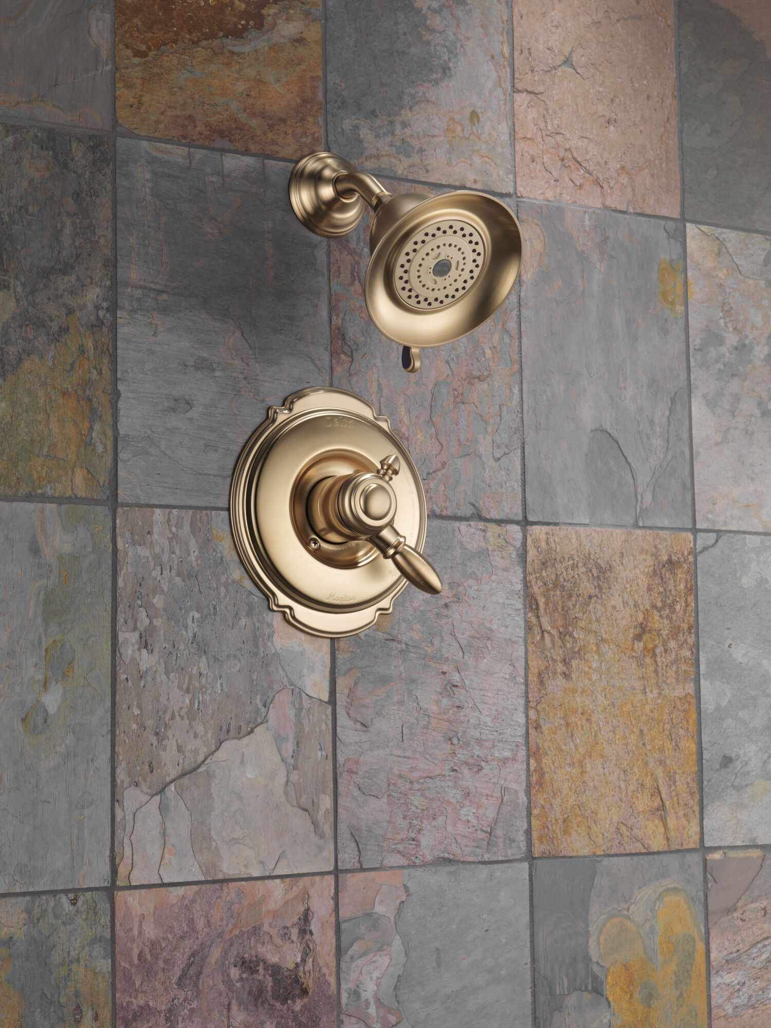 T17255-CZ Облицовка для душа Monitor® серии 17 Delta Faucet Victorian Шампанское бронза - Вид №5