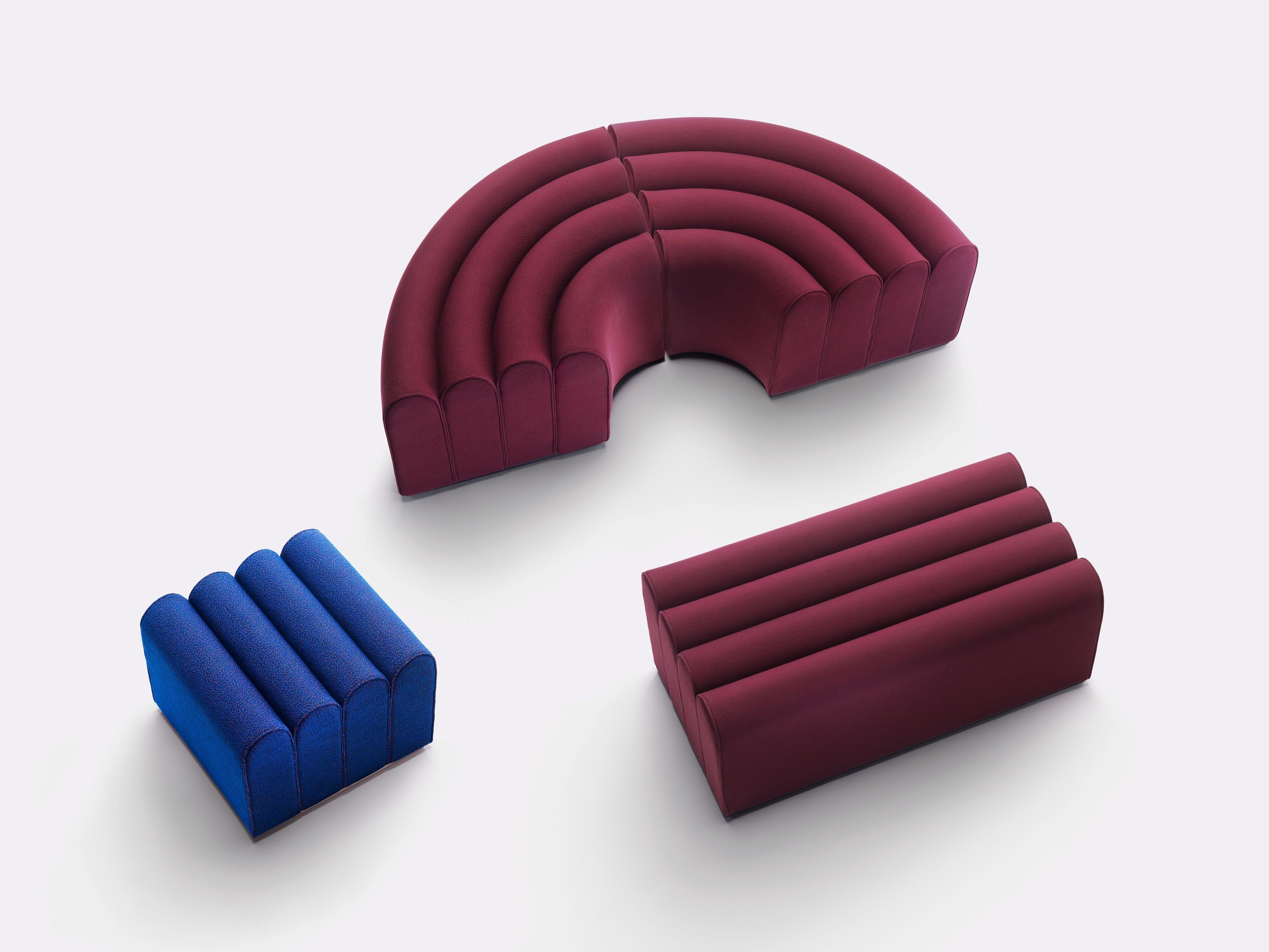 Модульная ткань пуф Zilio A&C Arkad ARCH-00074867 - Вид №4