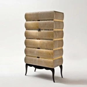 Rozzoni Кожаный буфет с ящиками Stresa