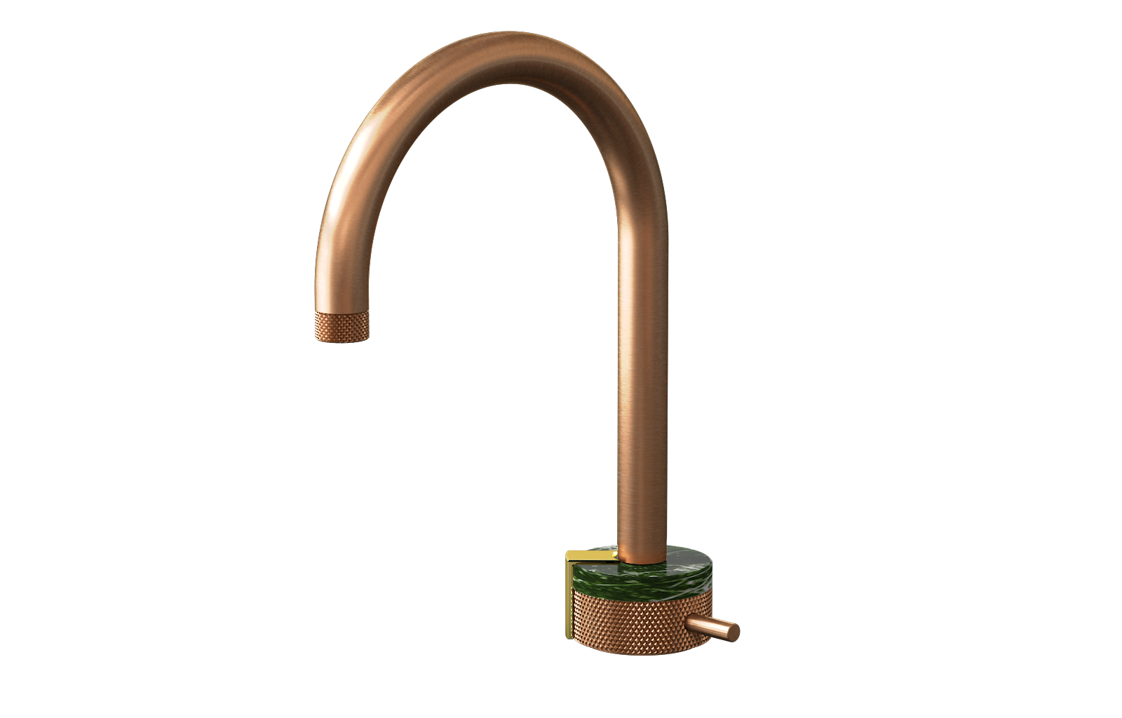 E-11502-R2MG-L2PB-BRG Однорычажный прогрессивный смеситель для раковины - излив 16см GRAFF MOD+