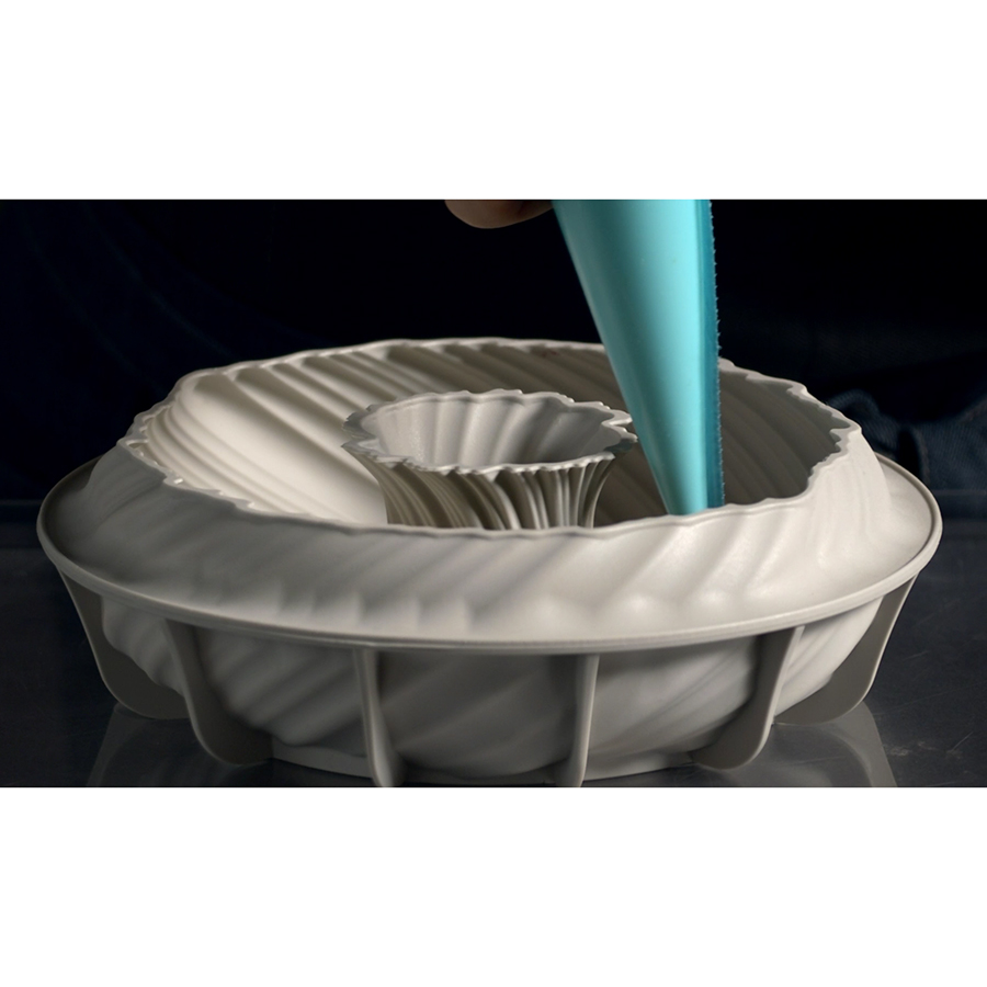 20.384.13.0065 Форма для приготовления пирогов и кексов intreccio 21 х 7 см силиконовая Silikomart  - Вид №9